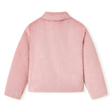 VidaXL børnefrakke 116 kunstpels pink