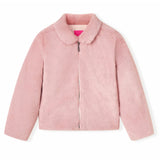 VidaXL Børnefrakke 140 kunstpels pink