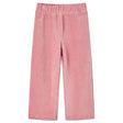 VidaXL Børnebukser 116 fløjl Lys pink