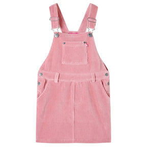 VidaXL Børnehavekjole 128 fløjl lys pink