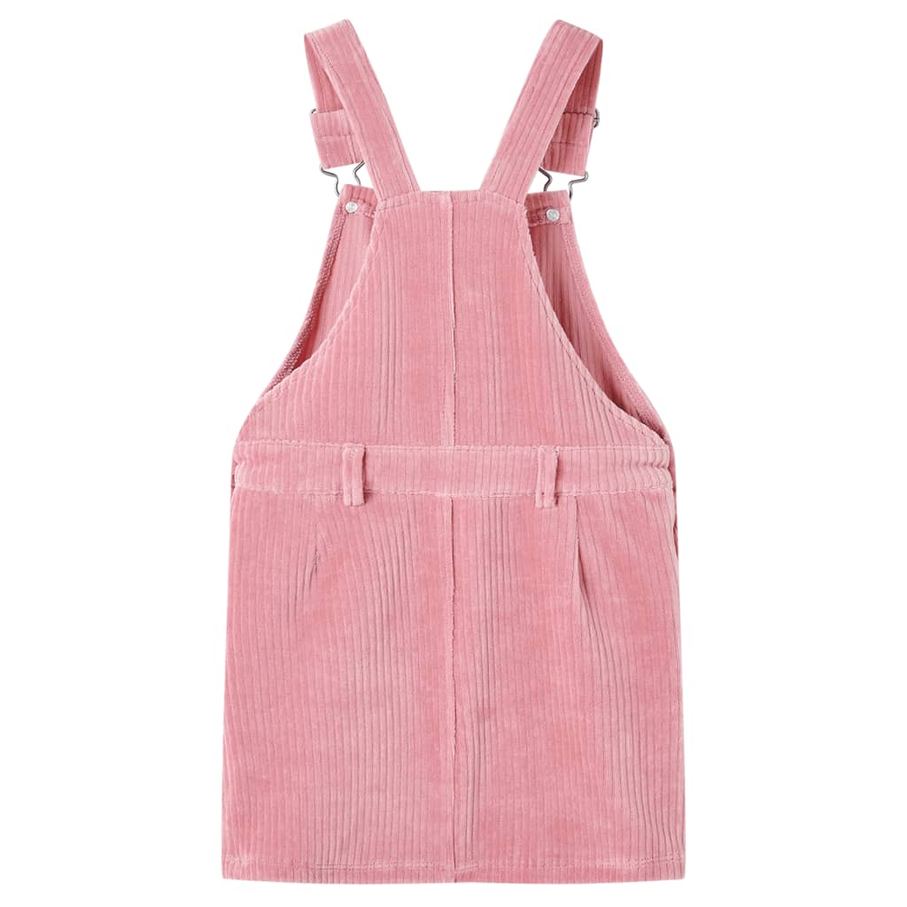 VidaXL Børnehavekjole 140 fløjl lys pink