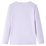 VidaXL børneskjorte med lange ærmer 92 lys lilla