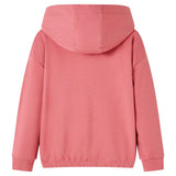 VidaXL Børnetrøje med hætte 140 old pink
