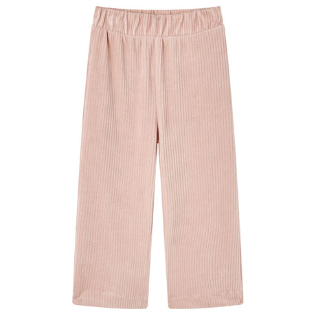 VidaXL Børnebukser 104 fløjl Lys pink