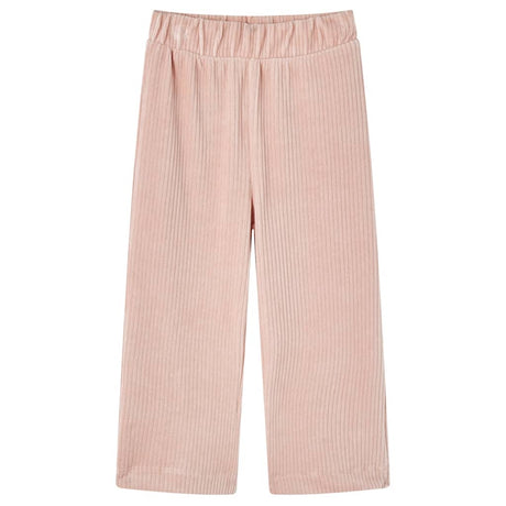VidaXL Børnebukser 116 fløjl Lys pink