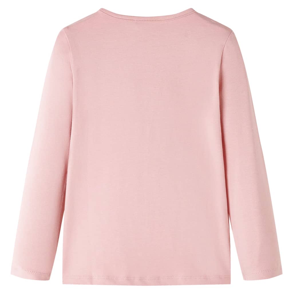VidaXL børneskjorte med lange ærmer 104 lys pink