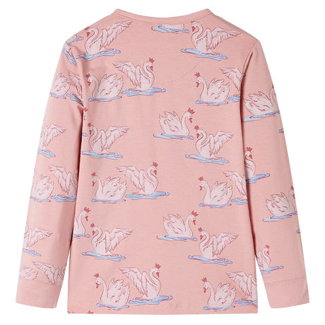 Vidaxl børnepyjamas med lange ærmer 104 lys pink
