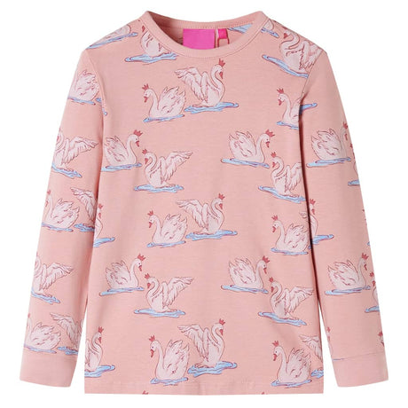 Vidaxl børnepyjamas med lange ærmer 116 lys pink