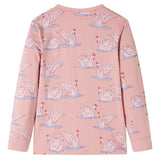 Vidaxl børnepyjamas med lange ærmer 116 lys pink