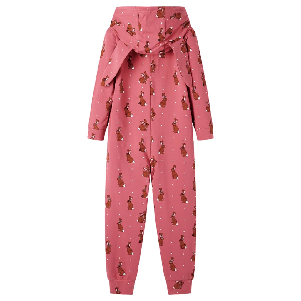 Vidaxl børne-body med hætte 104 old pink