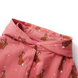 VidaXL Børne-body med hætte 116 old pink