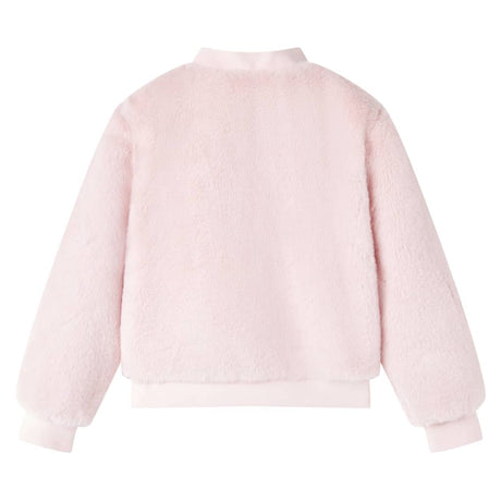 VidaXL børnefrakke 92 kunstig pels blød pink