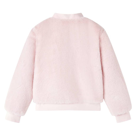 VidaXL børnefrakke 116 kunstig pels blød pink