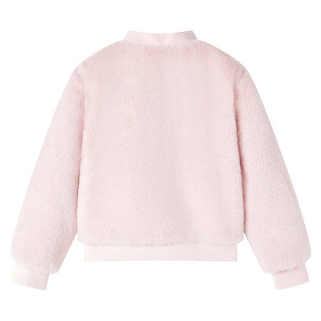 VidaXL børnefrakke 128 kunstig pels blød pink