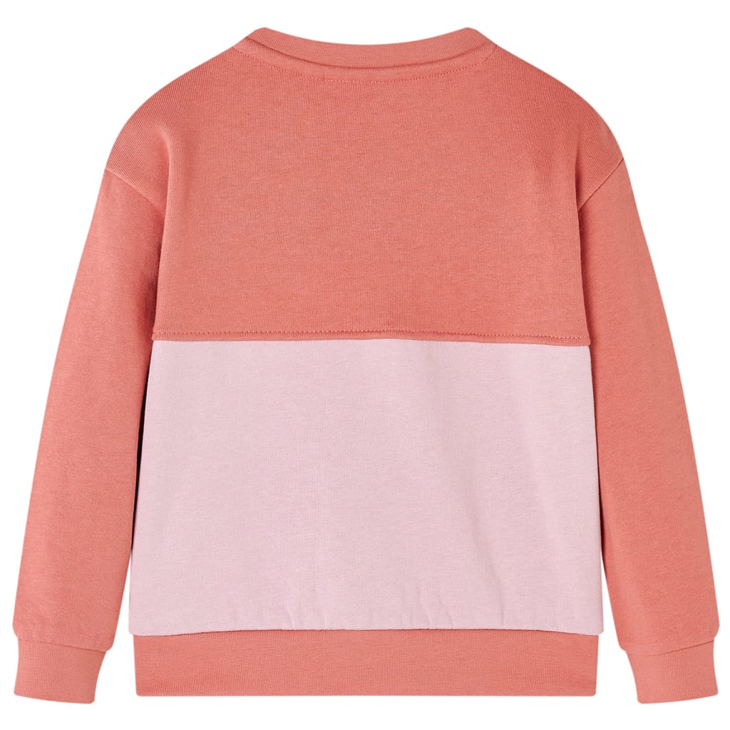 VidaXL børnetrøje blokdesign 104 pink