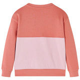 VidaXL Børne sweater blok design 140 pink