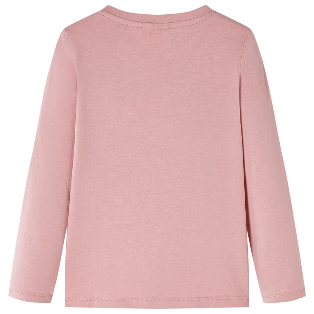 VidaXL børneskjorte med lange ærmer 92 pink