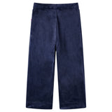 VidaXL børnebukser fløjl 92 mørkeblå