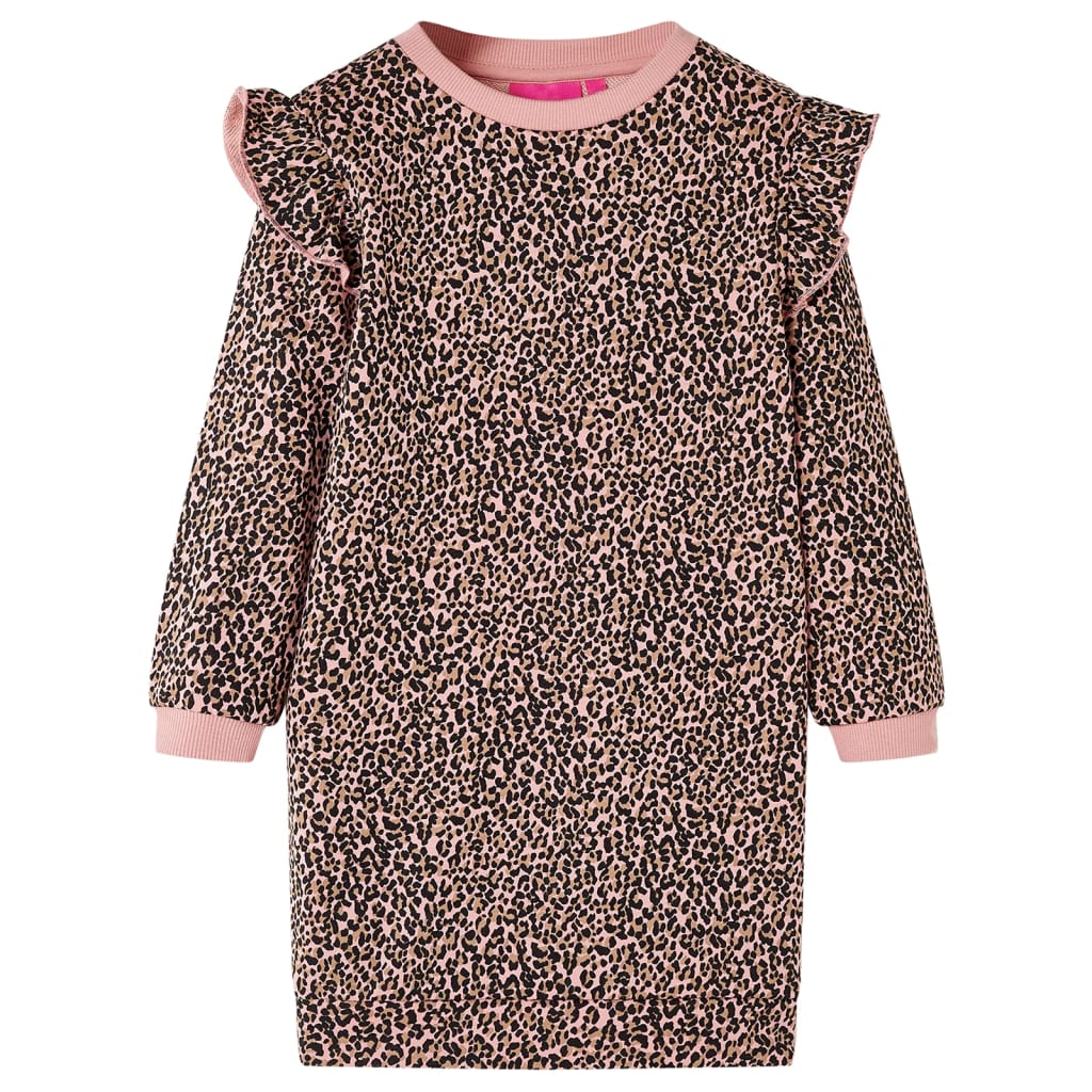 VidaXL børnekjole 104 medium pink
