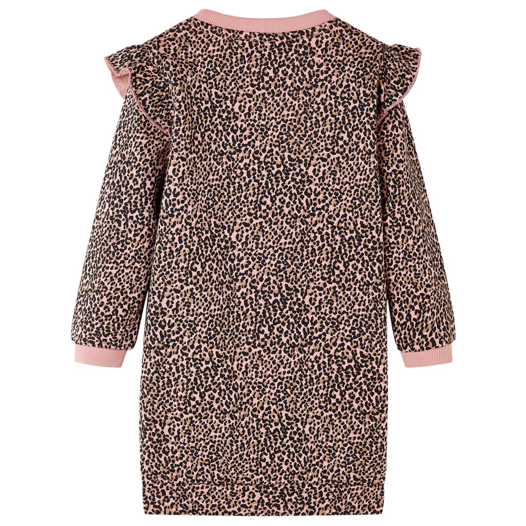 VidaXL børnekjole 104 medium pink