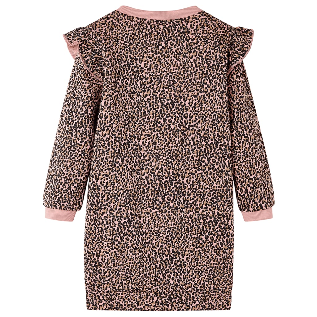 VidaXL børnekjole 116 medium pink