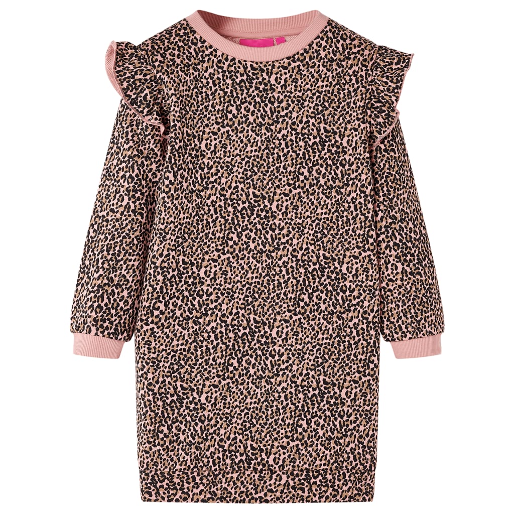 VidaXL Børne kjole 140 medium pink