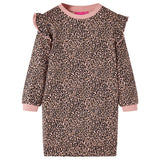 VidaXL Børne kjole 140 medium pink
