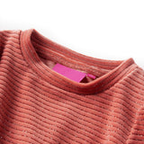 VidaXL Børnekjole med lange ærmer 140 medium pink
