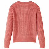 Vidaxl børnetrøje strikket 128 medium pink