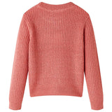Vidaxl børnetrøje strikket 140 medium pink