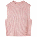 VidaXL børnespencer strikket 92 lys pink