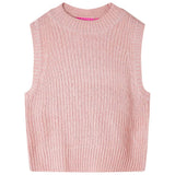 Vidaxl børnespencer strikket 116 lys pink