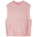 VidaXL Børnespencer strikket 140 lys pink