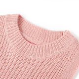 VidaXL Børnespencer strikket 140 lys pink