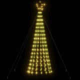 Vidaxxl LED juletræ 275 LEDs varm hvid 180 cm