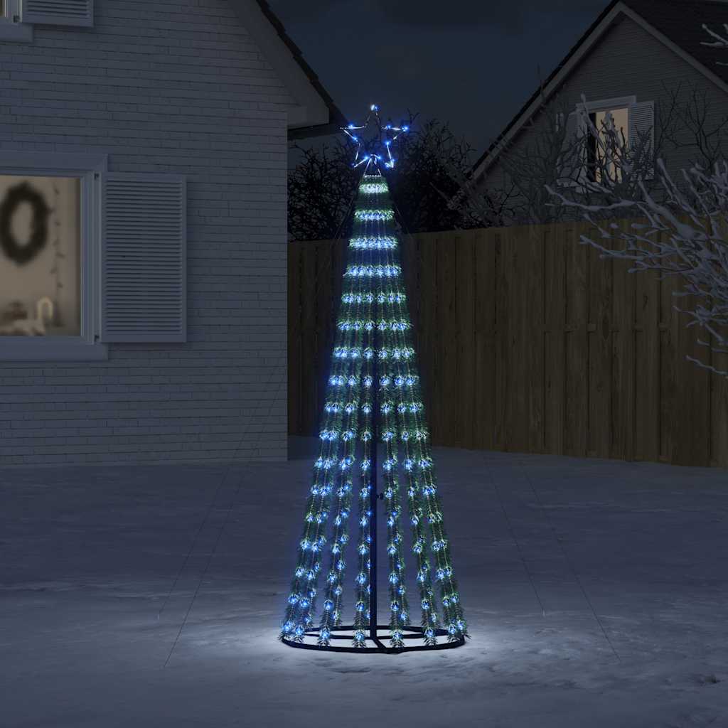 Vidaxxl LED juletræ 275 LEDs 180 cm blå