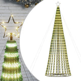 Vidaxxl LED juletræ 688 LEDs varm hvid 300 cm