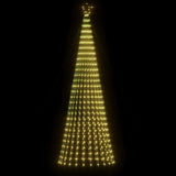 Vidaxxl LED juletræ 688 LEDs varm hvid 300 cm