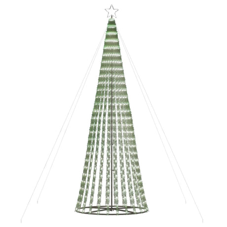Vidaxxl LED juletræ 688 LED'er kold hvid 300 cm