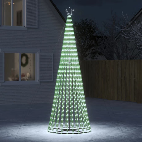 Vidaxxl LED juletræ 688 LED'er kold hvid 300 cm