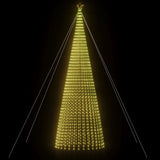 Vidaxxl LED juletræ 1544 LEDs 500 cm varm hvid