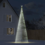 Vidaxxl LED juletræ 1544 LEDs 500 cm kold hvid
