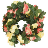 VidaXL blomsterguirlander 6 stk 250 cm forårssolnedgangsrød