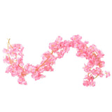 Vidaxx blomsterguirlander 6 stk 180 cm mørk pink