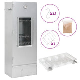 Vidaxl bbq-rookoven met koude rookgenerator gegalvaniseerd staal
