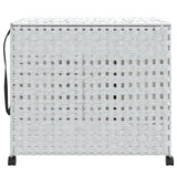 Vidaxl Tøjvaskekurv på hjul 66x35x60 cm Rattan White