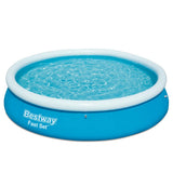 Bestway fast set swimmingpool oppustelig rund 366x76 cm 57273