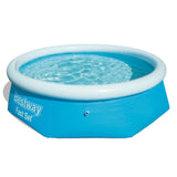 Bestway hurtigsæt swimmingpool oppustelig rund 244x66 cm