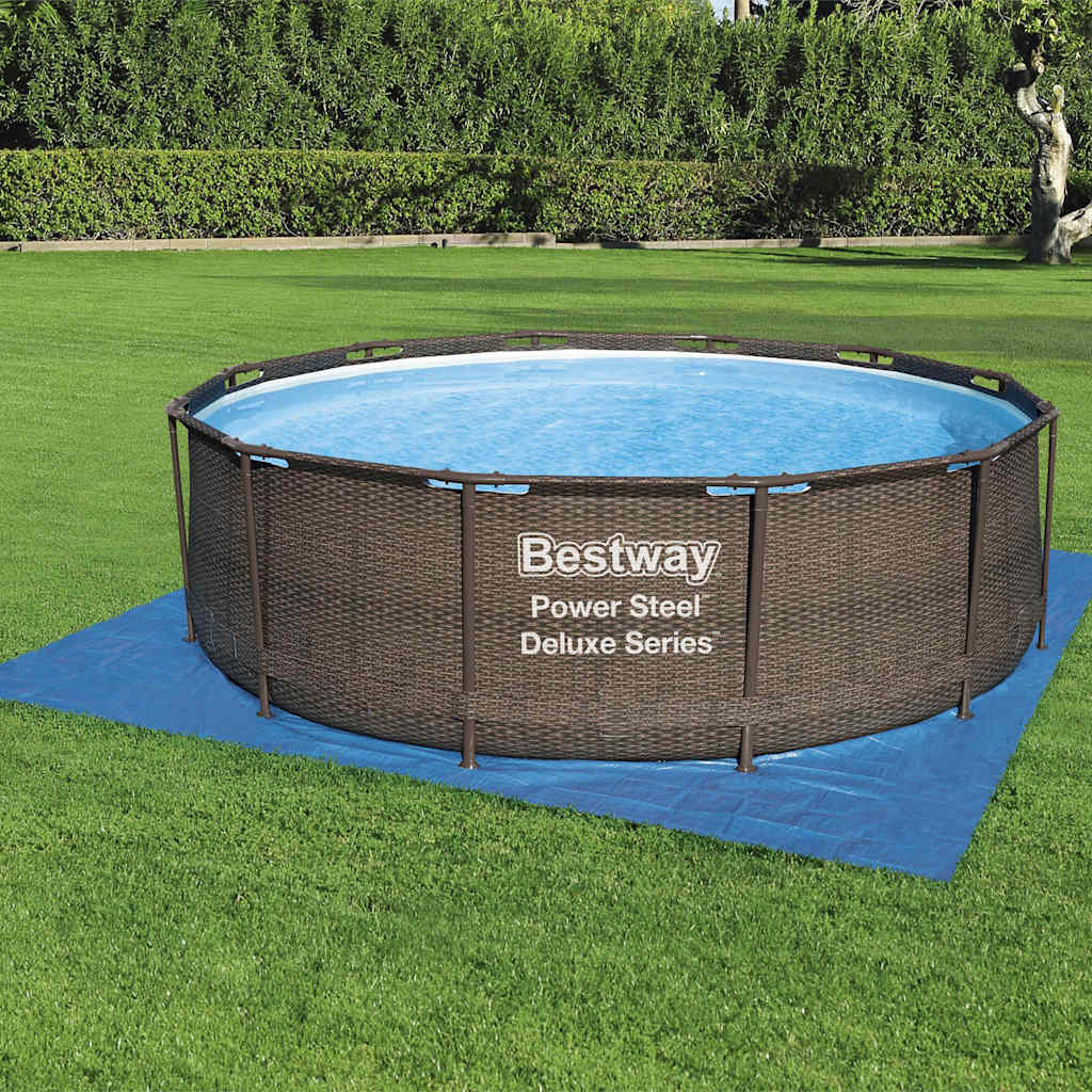 Bestway flowclear swimmingpool-underlag 396x396 cm