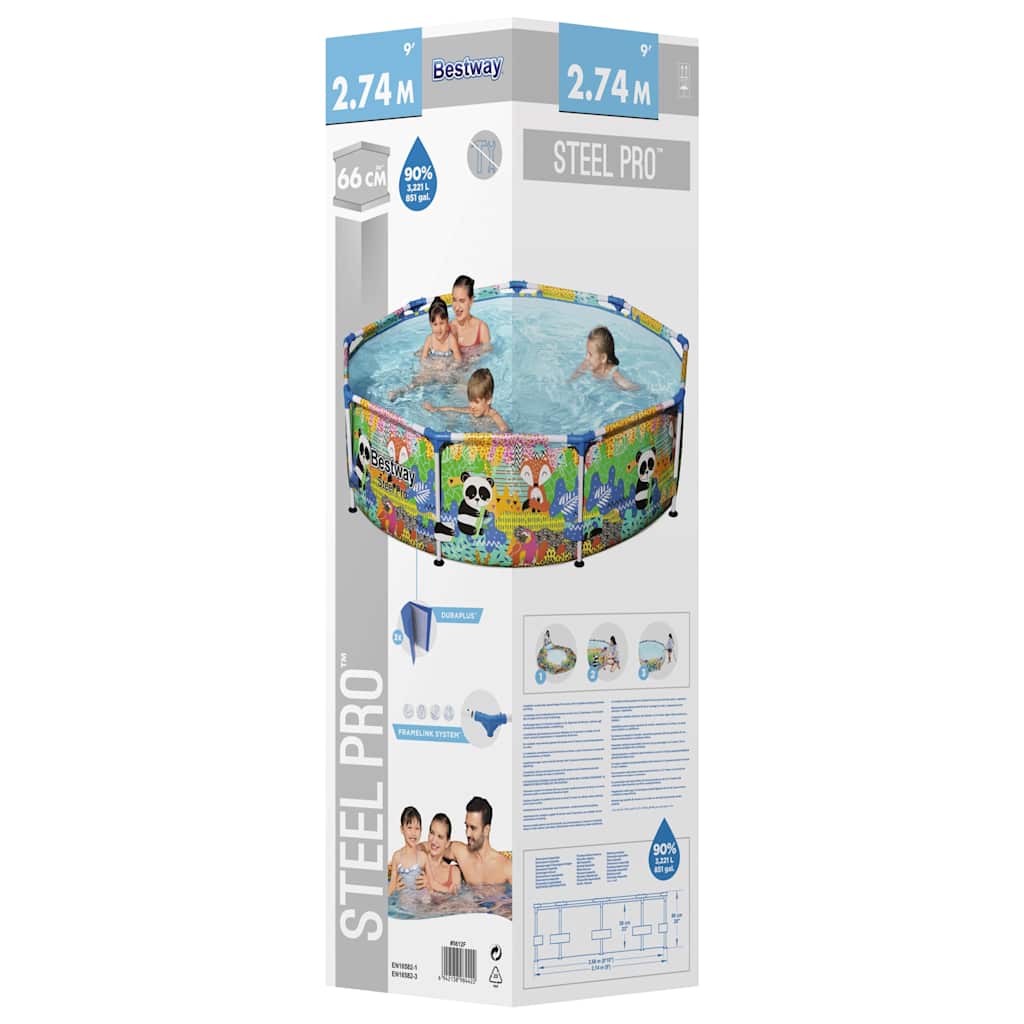 Bestway steel pro max swimmingpool 274x66 cm